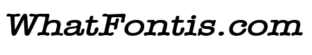 Headline Wide BoldItalic