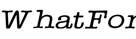 Headline Wide Italic