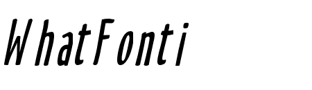 Hobby Condensed Italic