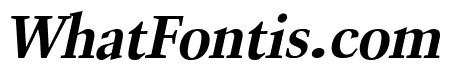 Horn Wide Bold Italic