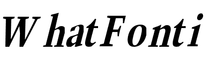 Horn Bold Italic