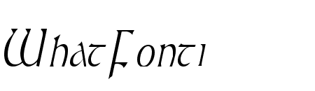 Kelt Thin Italic