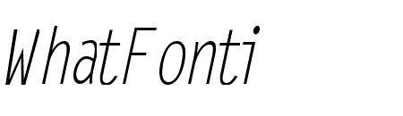 Lechter Condensed Italic
