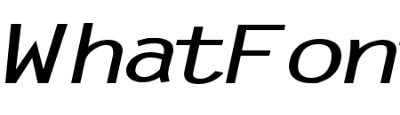Lechter Extended Bold Italic