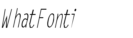 Lechter Thin Italic