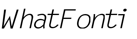 Lechter Wide Italic