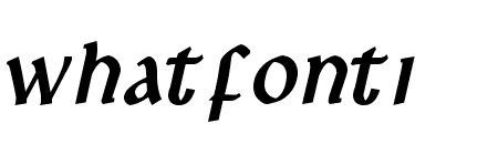 Leo Condensed BoldItalic