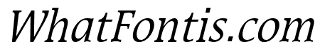 Mirror Condensed Italic
