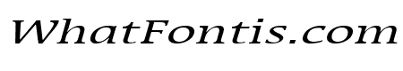 Mirror Wide Italic