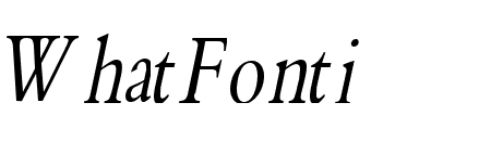 Nadine 2 Thin Italic