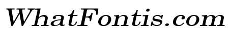 New Boston Wide Italic