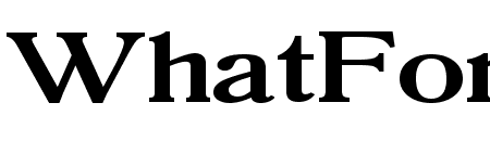 Roomy Extended Bold