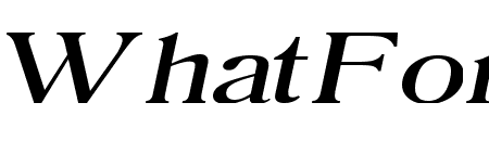 Roomy Extended Italic