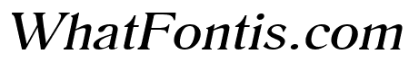 Roomy Wide Italic