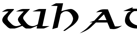 Valhalla Wide BoldItalic