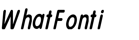 Vogel Condensed BoldItalic