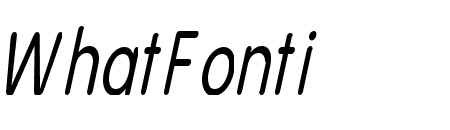 Vogel Condensed Italic