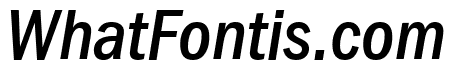 FranklinGothic-Cd-Medium-Italic