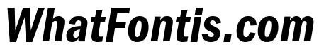 FranklinGothic-Cd-DemiItalic