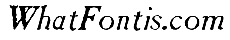 Caslon Antique Italic