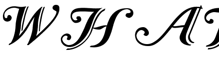 Caslon Calligraphic Initials