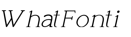 Banbridge-Italic
