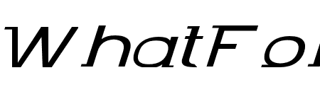 Rendart-ExtraexpandedItalic