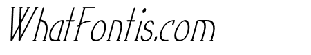 Tiptoe-CondensedItalic