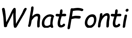 Comic Sans MS Italic