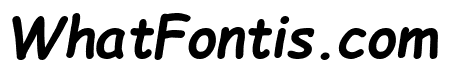 Comic Sans MS Bold Italic