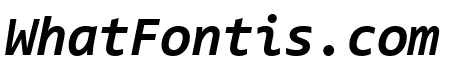 Consolas Bold Italic