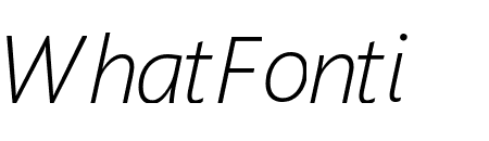 Segoe UI Light Italic