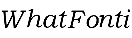 Bookman Old Style Italic