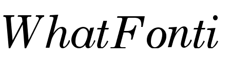Century Schoolbook Italic