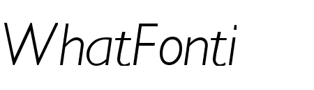 Gill Sans Light Italic