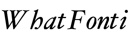 Hoefler Text Italic