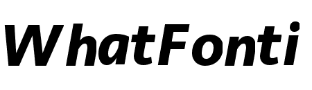 Seravek Bold Italic