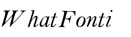 BellMTStd-Italic