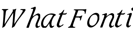 CaxtonStd-LightItalic