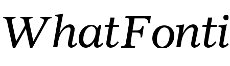 GazetteLTStd-Italic