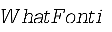 SerifaStd-LightItalic