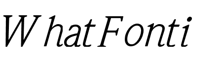 WeidemannStd-BookItalic