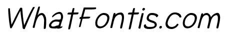 Comica Regular Italic
