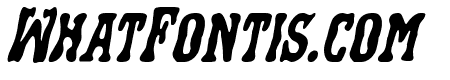 Black Gunk Expanded Italic