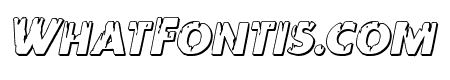 Red Undead Shadow Italic