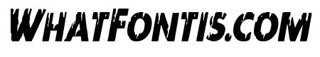 Red Undead Condensed Italic