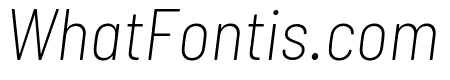Barlow Semi Condensed ExtraLight Italic