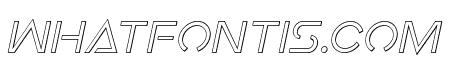 Earth Orbiter Outline Italic
