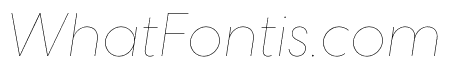 Centra No2 Hairline Italic