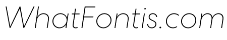 Centra No2 Thin Italic